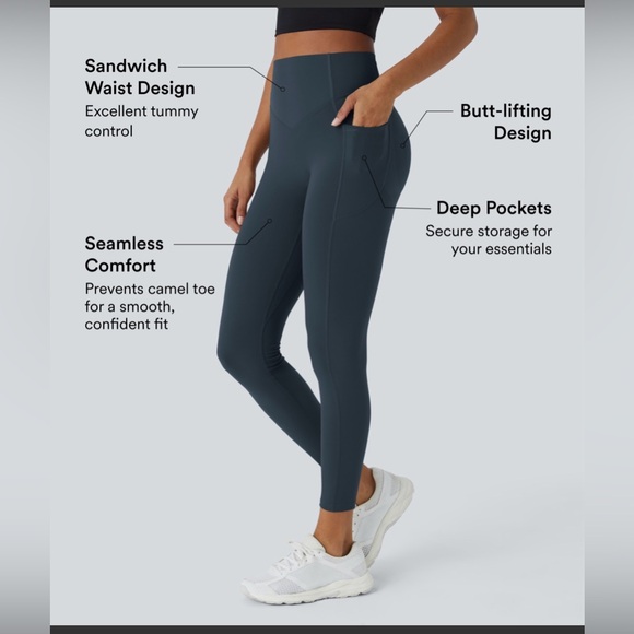 Halara -Ultra Sculpt High Waisted Butt Lifting Tummy Control Leggings - Picture 3 of 9